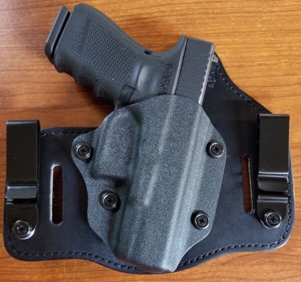SMITH & WESSON—S&W IWB & OWB TUCKABLE HYBRID HOLSTER KYDEX/LEATHER CONCEAL CCW
