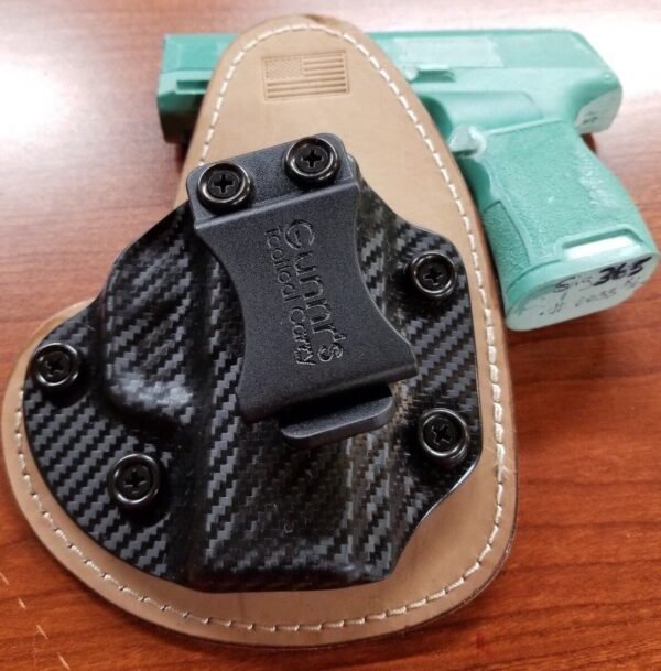 FITS SIG SAUER MODELS IWB Hybrid Holster KYDEX & LEATHER CONCEALED COMFORT CCW - Image 6