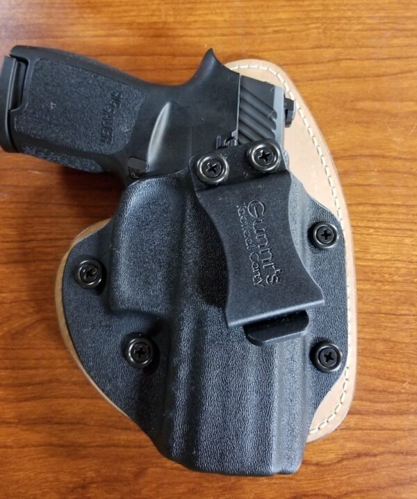 IWB Hybrid Holster "Hybrid Defender" Kydex Leather Concealed Single Point Carry - Image 11