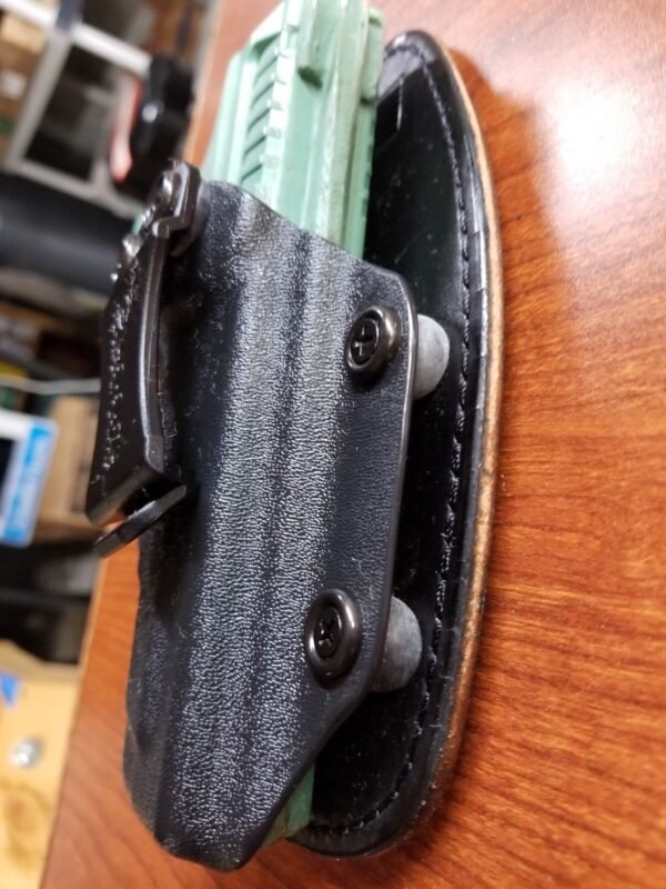IWB Hybrid Holster "Hybrid Defender" Kydex Leather Concealed Single Point Carry - Image 12