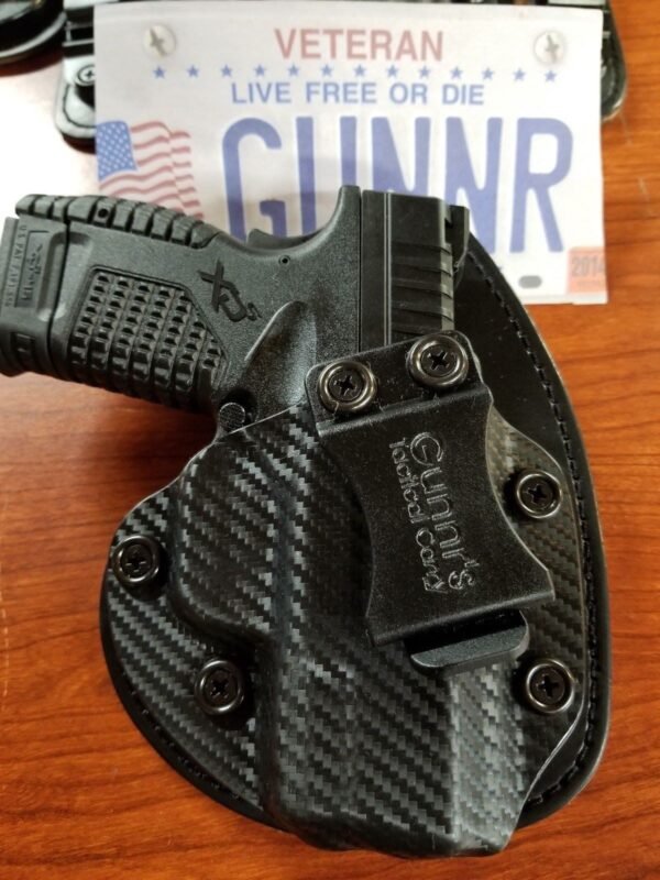 IWB Hybrid Holster "Hybrid Defender" Kydex Leather Concealed Single Point Carry - Image 5