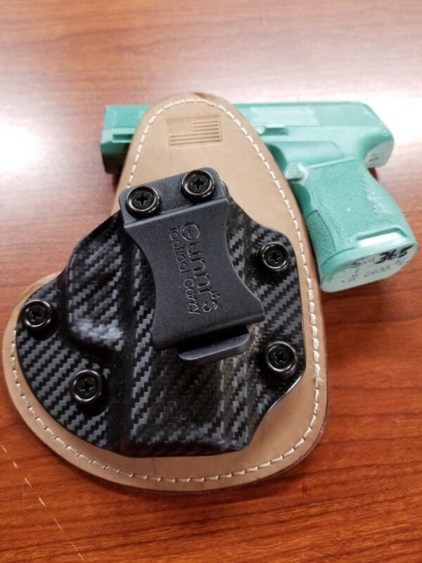 IWB Hybrid Holster "Hybrid Defender" Kydex Leather Concealed Single Point Carry - Image 6