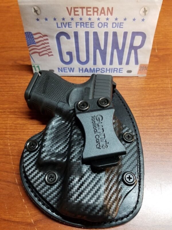 IWB Hybrid Holster "Hybrid Defender" Kydex Leather Concealed Single Point Carry - Image 9