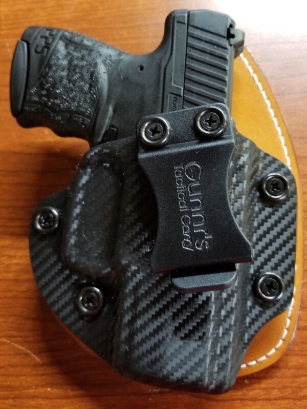 FITS SMITH & WESSON— IWB Hybrid Holster KYDEX/LEATHER Concealed CCW for S&W - Image 14